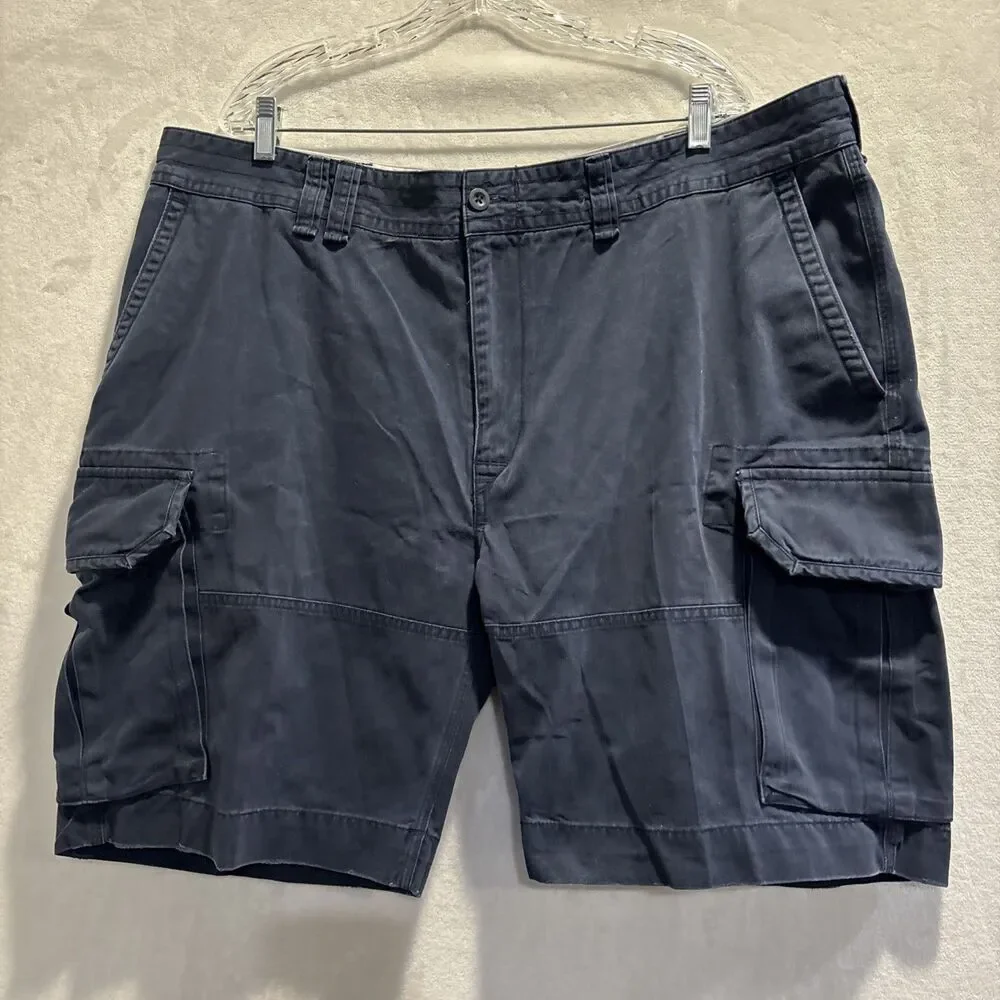 Polo Ralph Lauren Cargo Shorts Men's Size 46B Navy 46 Big Classic Chino Cotton